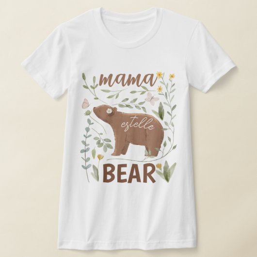 Bosbouwvriendelijke Baby shower T-shirt (Laagn)