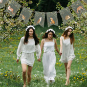 Bosbouwvriendelijke Baby shower Vlaggetjes