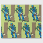 Bosbouwwerkers Cadeaupapier (Vlak)