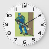 Bosbouwwerkers Grote Klok (Voorkant)