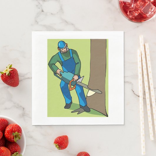 Bosbouwwerkers Servet