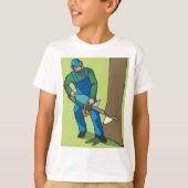 Bosbouwwerkers T-shirt (Voorkant)