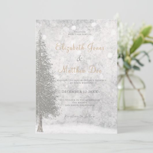 Bosbouwwinterpijn Kaart (Staand voorkant)