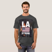 bosbrand in los angeles t-shirt (Voorkant volledig)