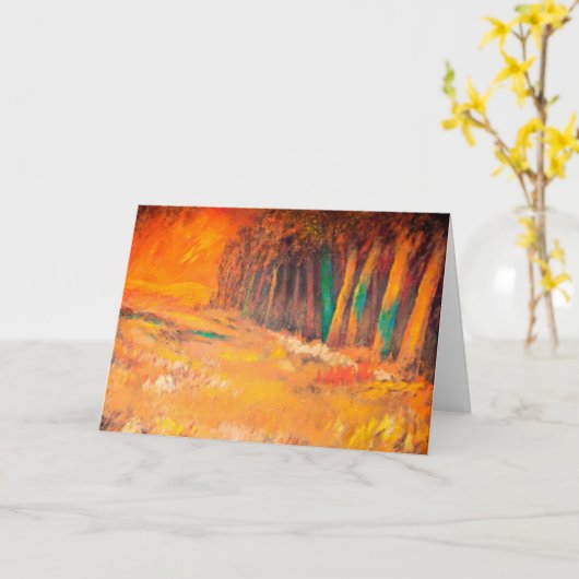 Bosbrand - kaart (Gele Bloem)