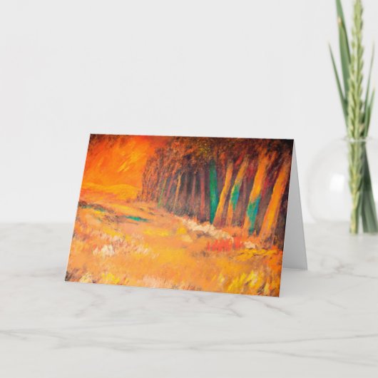 Bosbrand - kaart (Voorkant)