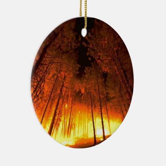 Bosbrand Keramisch Ornament (Rechts)