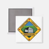 Bosbrand uitkijkijskastmagneet magneet (Voorkant / Achterkant)