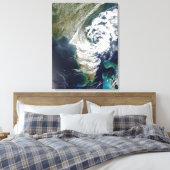 Bosbranden en rook in Georgië en Florida Canvas Afdruk (Insitu (Slaapkamer))