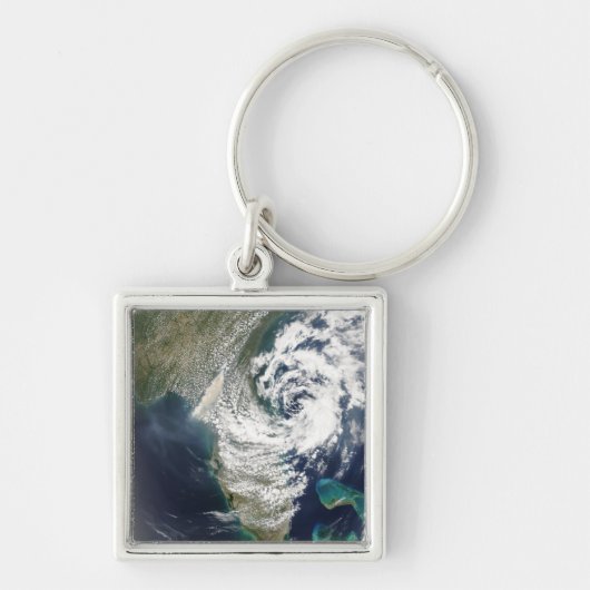 Bosbranden en rook in Georgië en Florida Sleutelhanger (Voorkant)