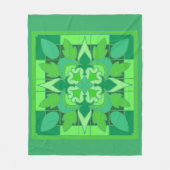 Bosbranden Fleece Deken (Voorkant)