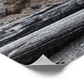 Bosbranden na brand in het Nationaal Park Yellowst Poster (Hoek)