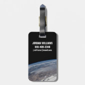 Bosbranden rondom Yosemite National Park. Bagagelabel (Achterkant verticaal)