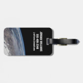 Bosbranden rondom Yosemite National Park. Bagagelabel (Achterkant horizontaal)