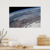 Bosbranden rondom Yosemite National Park. Poster (Keuken)