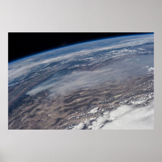 Bosbranden rondom Yosemite National Park. Poster (Voorkant)