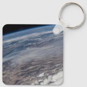 Bosbranden rondom Yosemite National Park. Sleutelhanger (Achterkant)