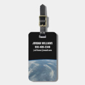 Bosbranden ten zuidoosten van James Bay in Quebec, Bagagelabel (Voorkant verticaal)