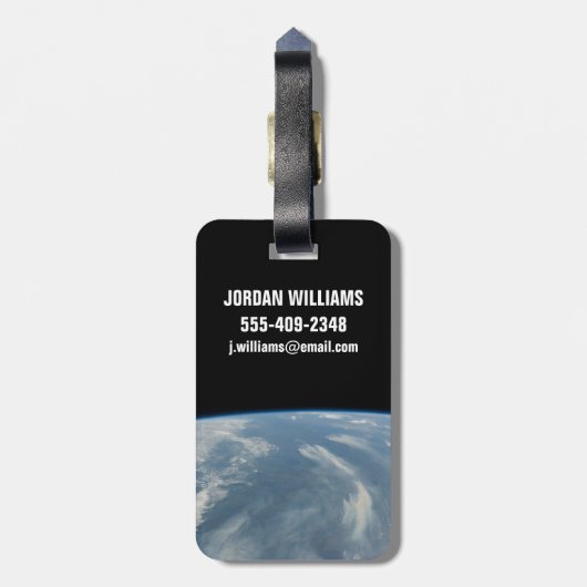 Bosbranden ten zuidoosten van James Bay in Quebec, Bagagelabel (Achterkant verticaal)