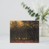 Bosbranden (van Laszlo Mednyanszky) Briefkaart (Staand voorkant)