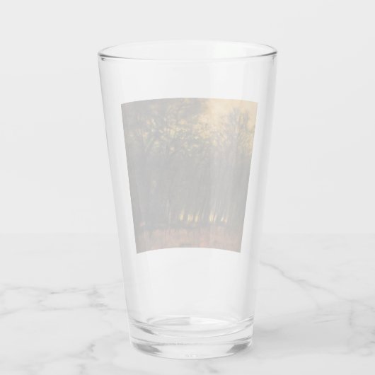 Bosbranden (van Laszlo Mednyanszky) Glas (Achterkant)