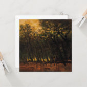 Bosbranden (van Laszlo Mednyanszky) Kaart (Voorkant / Achterkant in situ)