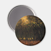 Bosbranden (van Laszlo Mednyanszky) Magneet (Voorkant / Achterkant)