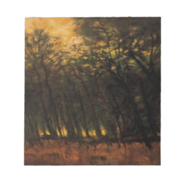 Bosbranden (van Laszlo Mednyanszky) Notitieblok