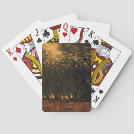 Bosbranden (van Laszlo Mednyanszky) Pokerkaarten