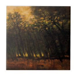 Bosbranden (van Laszlo Mednyanszky) Tegeltje
