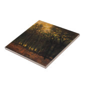 Bosbranden (van Laszlo Mednyanszky) Tegeltje (Zijkant)