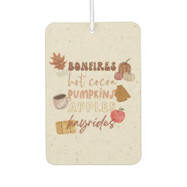 Bosbranden, warme cacao, pompoenen, appels en hooi luchtverfrisser