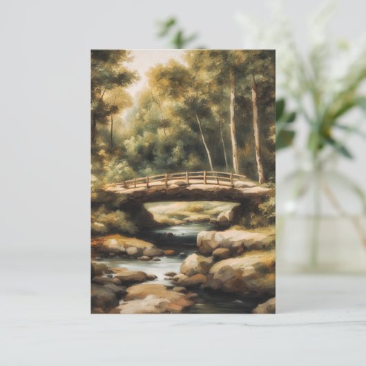 Bosbrug - 4 Kaart (Staand voorkant)