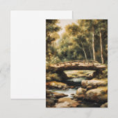 Bosbrug - 4 Kaart (Voorkant / Achterkant)