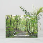 Bosbrug-je pensioen wacht op! kaart (Staand voorkant)