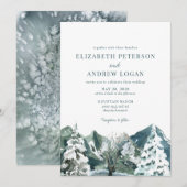 Bosbruiloft | Rustige Bergen  Kaart (Voorkant / Achterkant)