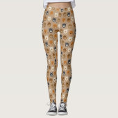 bosbruine beer leggings (Voorkant)
