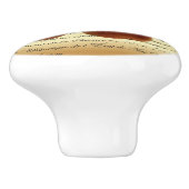 Bosc Pears~Léon Leclerc~Ulysses Prentiss Hedrick~ Keramische Knop (Zijkant)