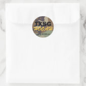 boscamo TXSG, HOOAH, GOTXSG.com Ronde Sticker (Tas)
