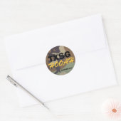 boscamo TXSG, HOOAH, GOTXSG.com Ronde Sticker (Envelop)
