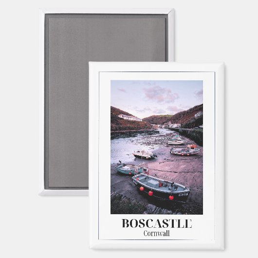 Boscastle, Cornwall, Engeland Magneet (Voorkant / Achterkant)