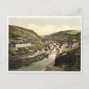 Boscastle, de vallei, Cornwall, England  P Briefkaart