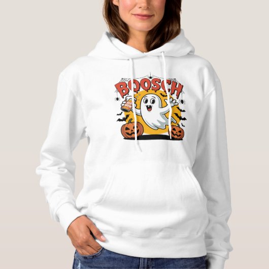 Bosch Ghost Halloween Beer Design Hoodie (Voorkant)