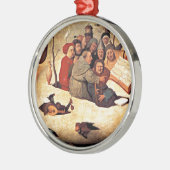 Bosch: Het concert in het ei Metalen Ornament (Links)