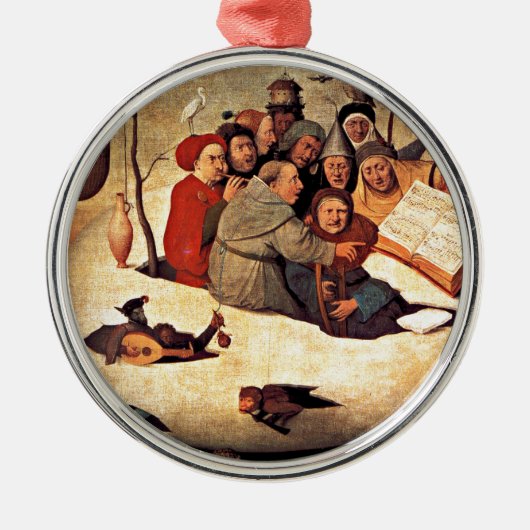 Bosch: Het concert in het ei Metalen Ornament (Voorkant)