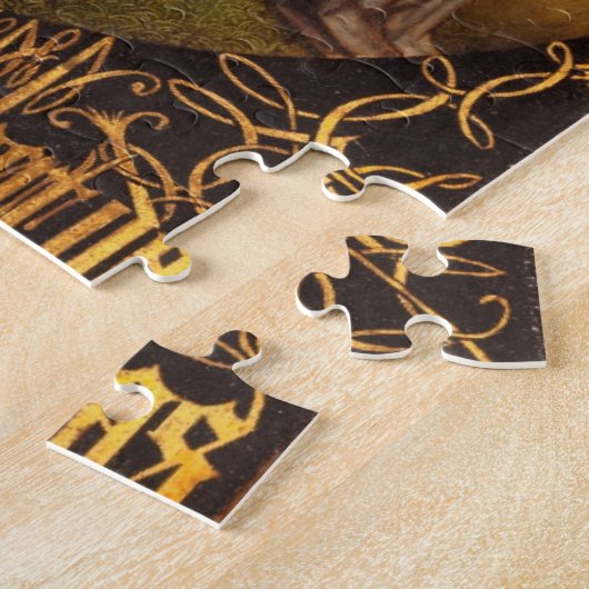 Bosch, Hieronymus - de steen van Madnes uitgraven Legpuzzel (Zijkant)