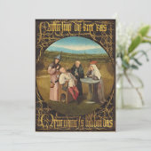 Bosch Hieronymus - de steenworp van Madnes uitgrav Bedankkaart (Staand voorkant)