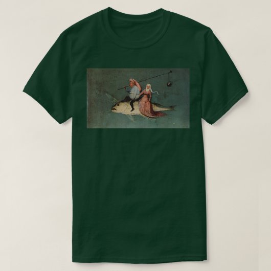 Bosch met de visjacht Hieronymus Bosch T-shirt (Design voorkant)