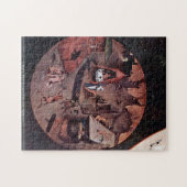 Bosch - Tabel w/ scènes van de zeven dodelijke zon Legpuzzel (Horizontaal)