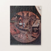 Bosch - Tabel w/ scènes van de zeven dodelijke zon Legpuzzel (Verticaal)